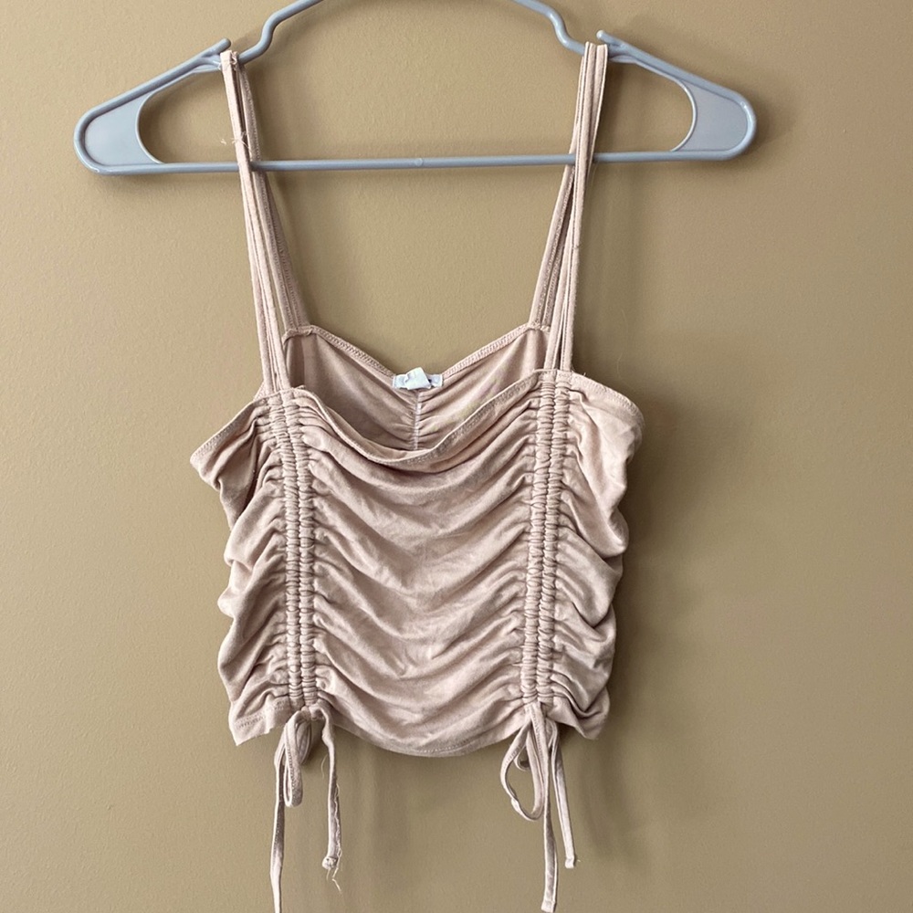 Garage Tan Crop Top